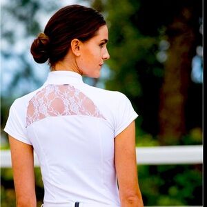 HORSEWARE SARA JERSEY COMPETITION TOP SHORT SLEEVE